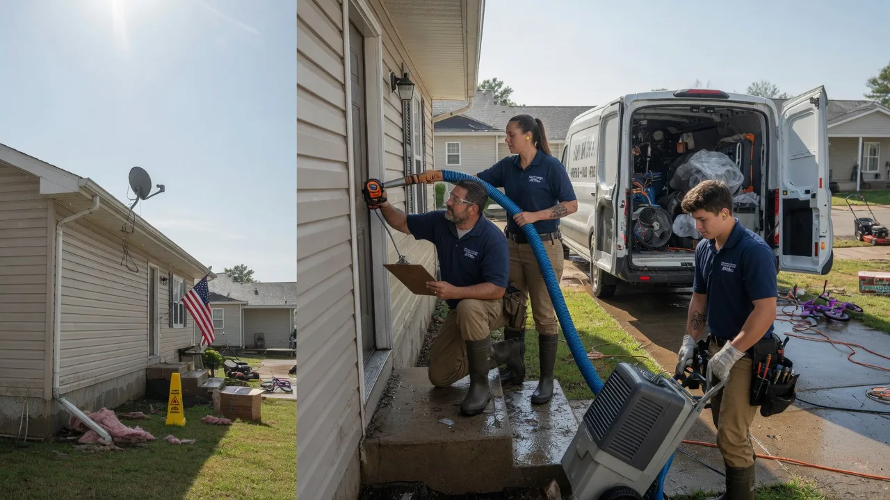 Ceiling Water Damage Restoration in Laddonia, MO near me